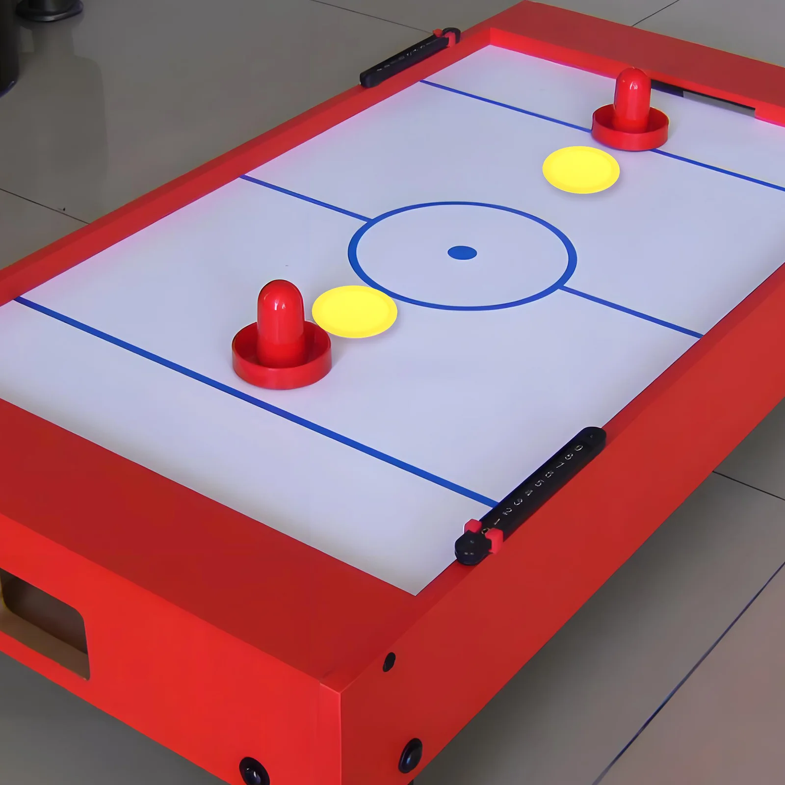 

2Pcs Hockey Table Accessories Plastic Replacement Pucks 64mm Indoor Training Game Supplies for Gym Hockey Table