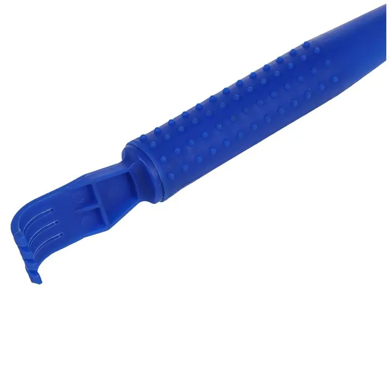 4X Plastic Blue 2 In 1 Magnetic Hammer Knock Massager Back Scratcher