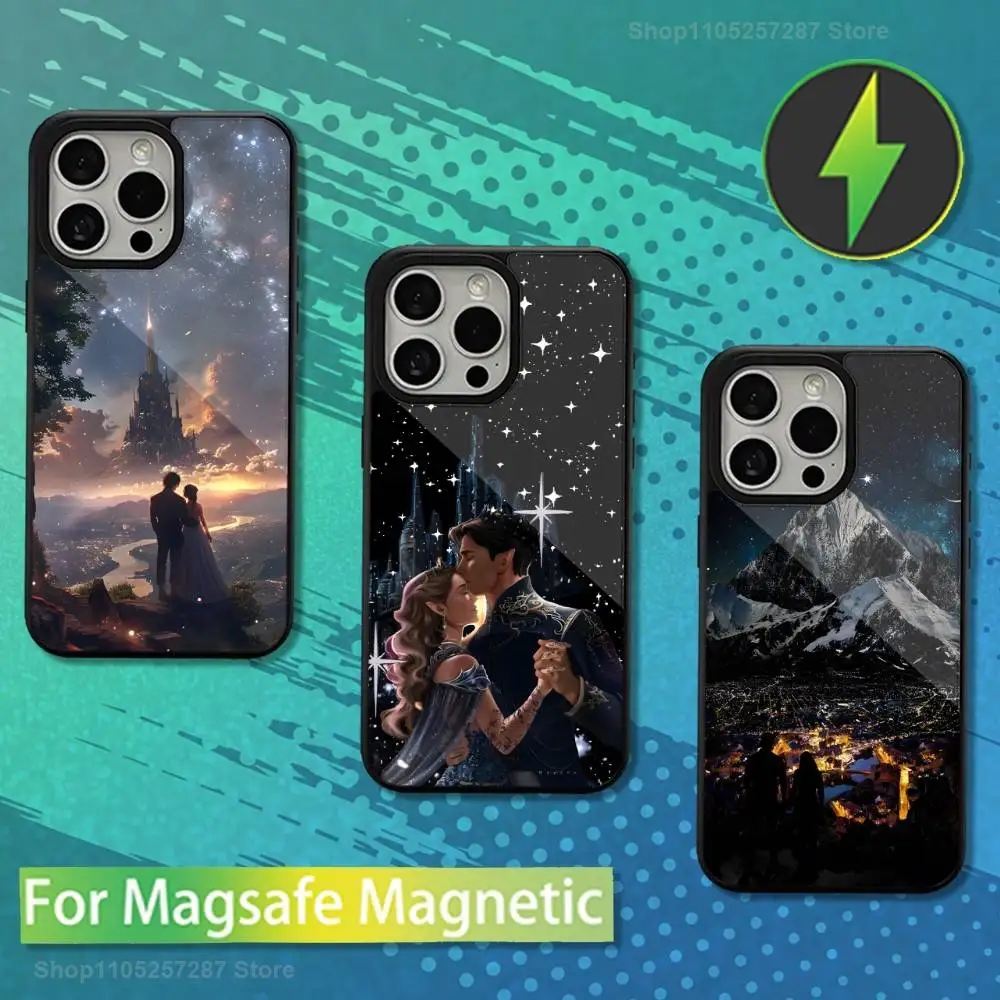 

C-COURT OF M-MIST AND FURY For iPhone Mini,13,Max,11,15,17,14,Plus,12,Pro,16,For Magsafe,Magnetic Wireless Charging Case