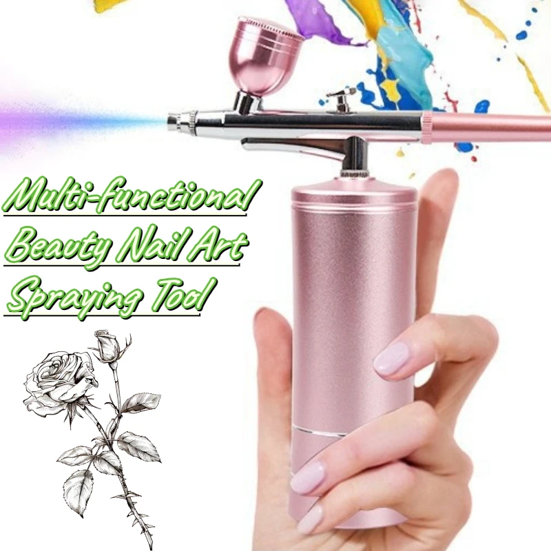 

Многофункциональный инструмент для нанесения рисунков на ногти, легкий электрический распылитель для маникюра, портативное ручное устройство для распыления.