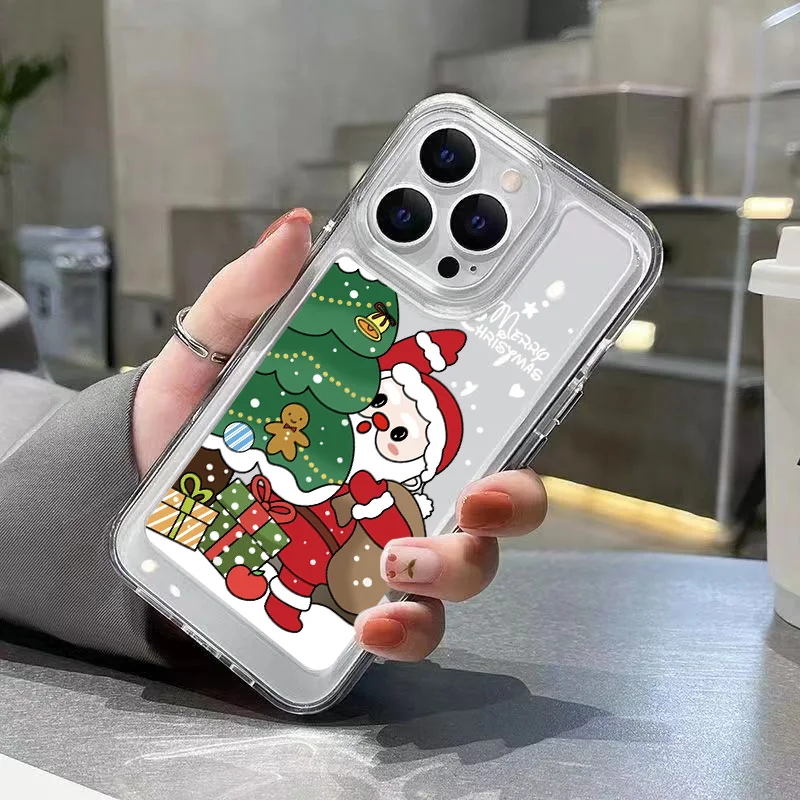 Christmas Xmas Coque Cover for Xiaomi Redmi Note 12 11 Pro Plus 5G Turbo Case Note 12S 11S 10S 10 9S 10C 12C 13C New Year Funda