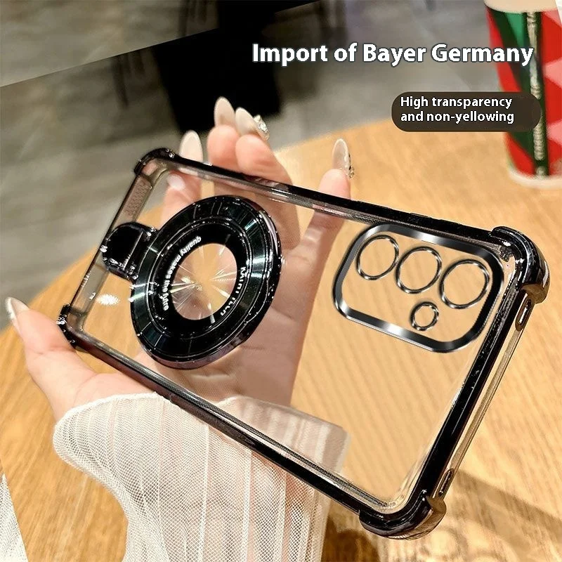 

Case For Samsung Galaxy A17 A16 A56 A36 A26 A55 A05 A56 A54 A35 A33 Fashion Jelly Magnetic Skin-friendly Shockproof Bumper Funda