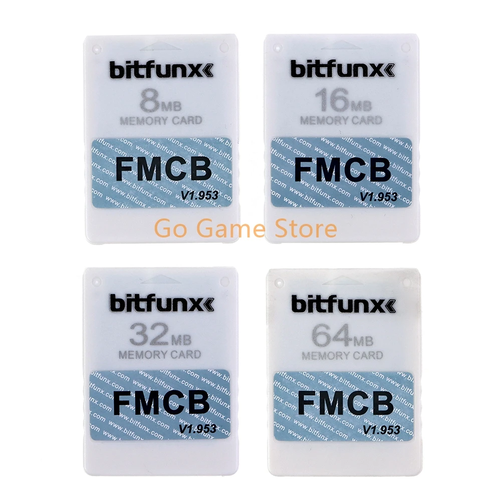 8pcs For PlayStation 2 McBoot V1.953 FMCB Memory Card 8MB 16MB 32MB 64MB for PS2 Game Console