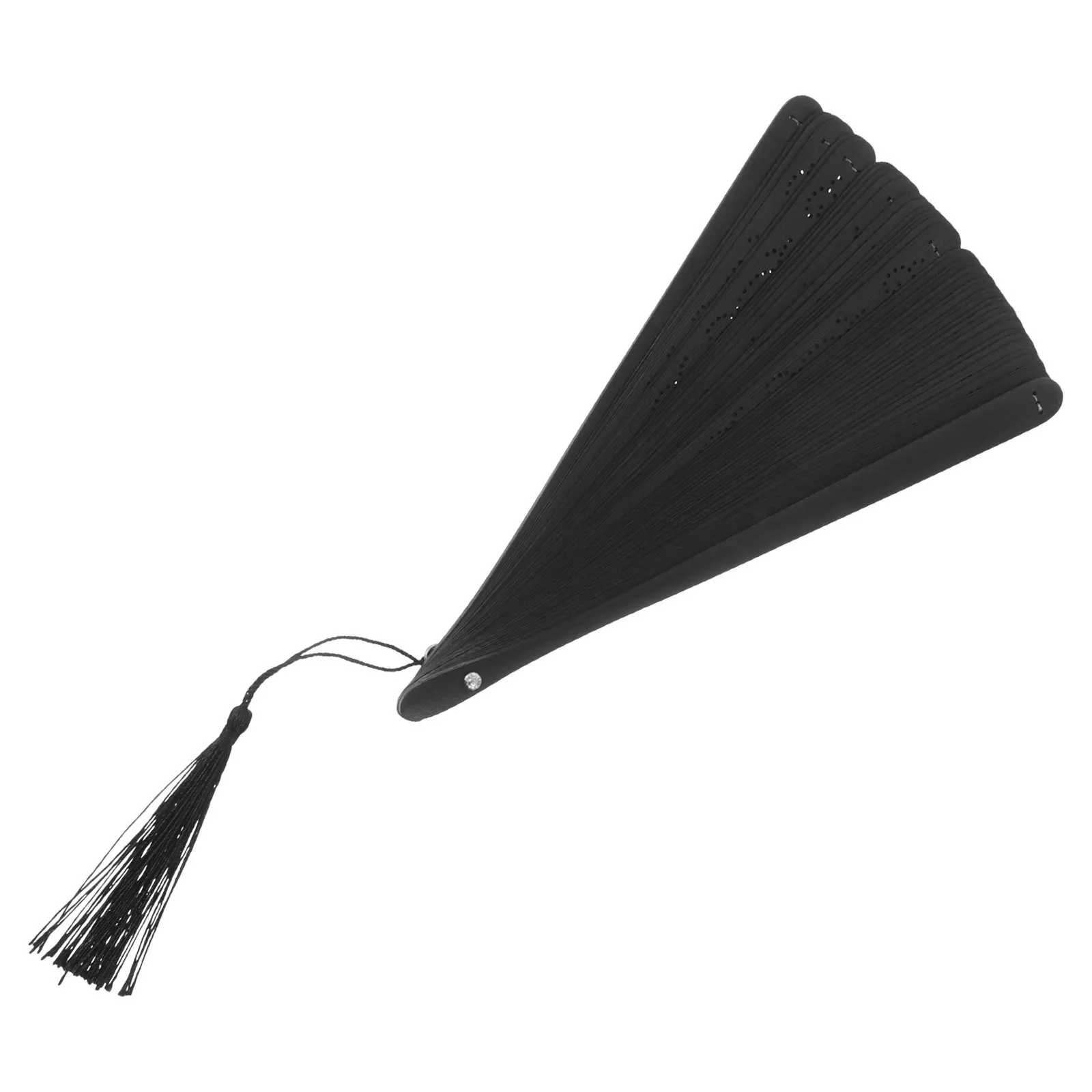 

Elegant Hollow Bamboo Folding Fan Traditional Chinese Style Lightweight Handheld Fan for Cultural Dance Photo Shoot Wedding