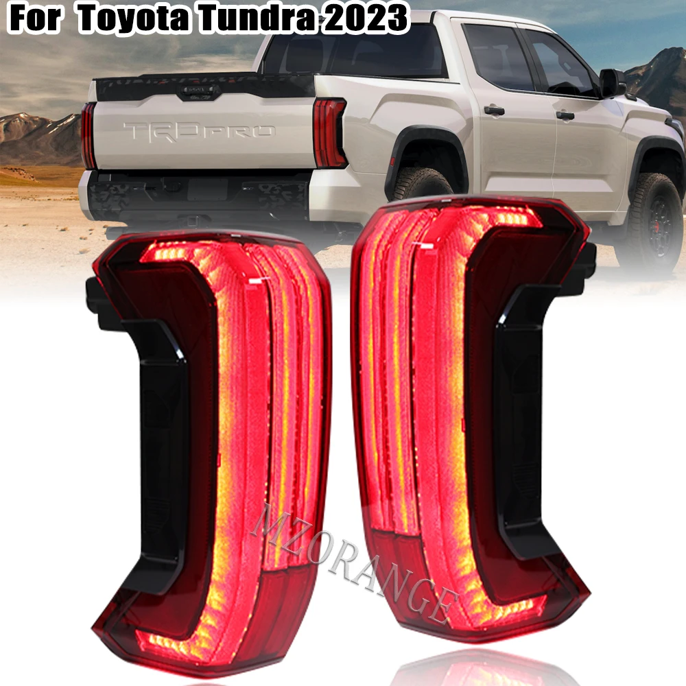 LED Rear Tail Light For Toyota Tundra 2022 2023 Low Configuration DRL Driving Brake Car Accessories 81550-0c130  81560-0c130