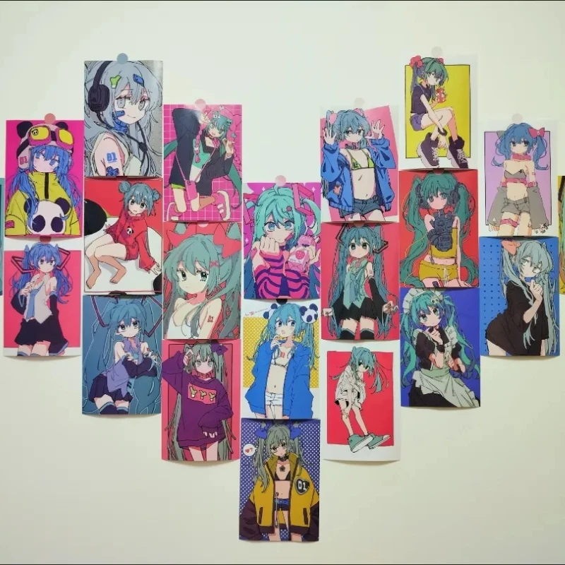 anime-dos-desenhos-animados-hatsune-miku-ilustracao-estilo-poster-adesivo-de-parede-30-pecas-de-decoracao-de-quarto-com-menina-coracao-atmosfera-presente