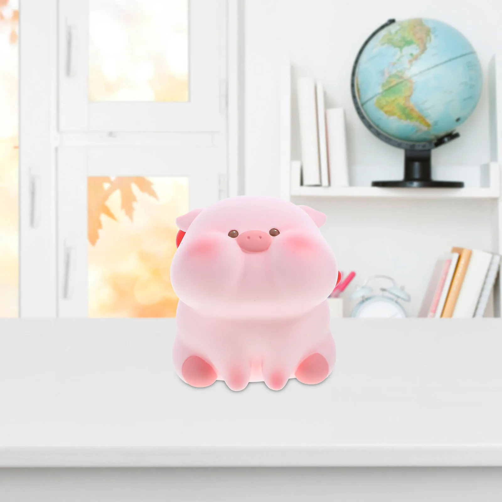 الإبداعية خنزير على شكل حصالة على شكل حيوان الفينيل الكرتون عملة حامل المال صندوق توفير هدية عيد ميلاد لطيف سطح المكتب ديكور حصالة على شكل حيوان #3