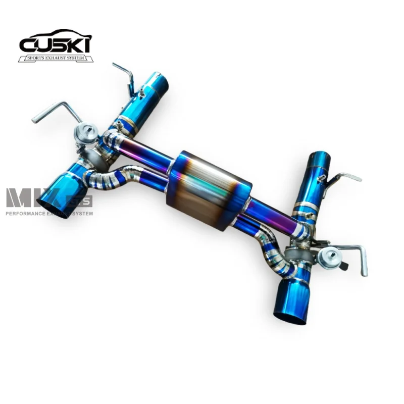 

Catback выхлоп для Ferrari F8 3.9T 2019-2023, титановый глушитель выхлопной трубы модели Accord, обновление выхлопной трубы автомобиля