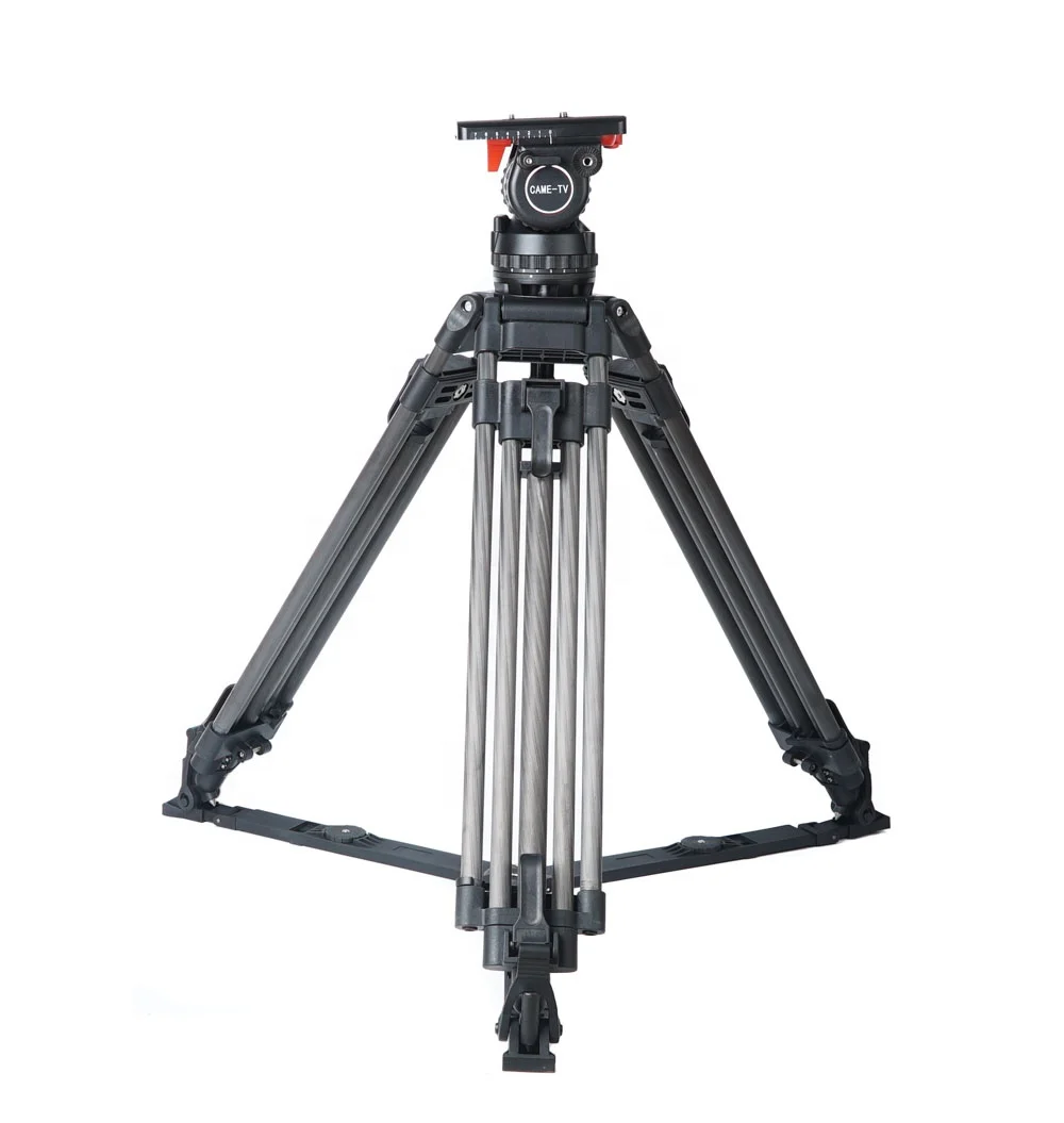 CAME-18T PRO Carbon Fiber Fluid Head Tripod For URSA FS7 Etc