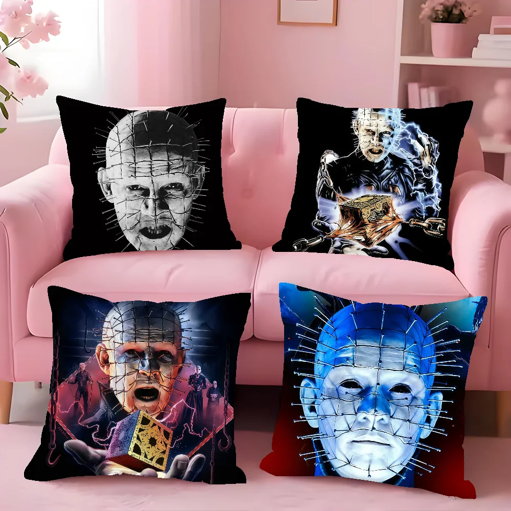 Movie H-Hellraiser cushion cover Anti-dustmite Sofa Cushion Decorative Office Cover Lounge Area Indoor & Outdoor Use