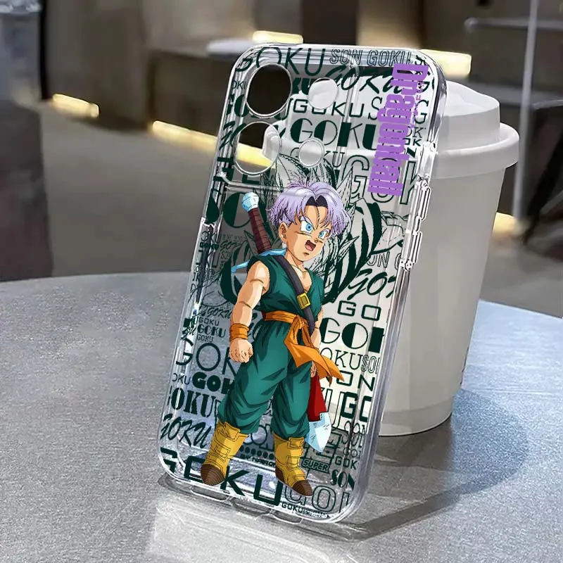 

Cute Trunks‌ Dragon Ball For Xiaomi Redmi Note 15 14 13 12 11E 9 9T 8 8T Pro Plus Turbo 5G Fashion TPU Transparent Phone Case