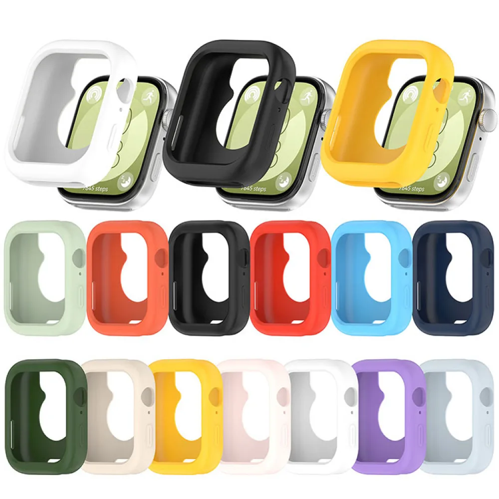 

1pc Soft Silicone Protective Case+ Strap/ Anti-drop Housing Shell Replacement Sports Band for Huawei Watch Fit3 Accessories