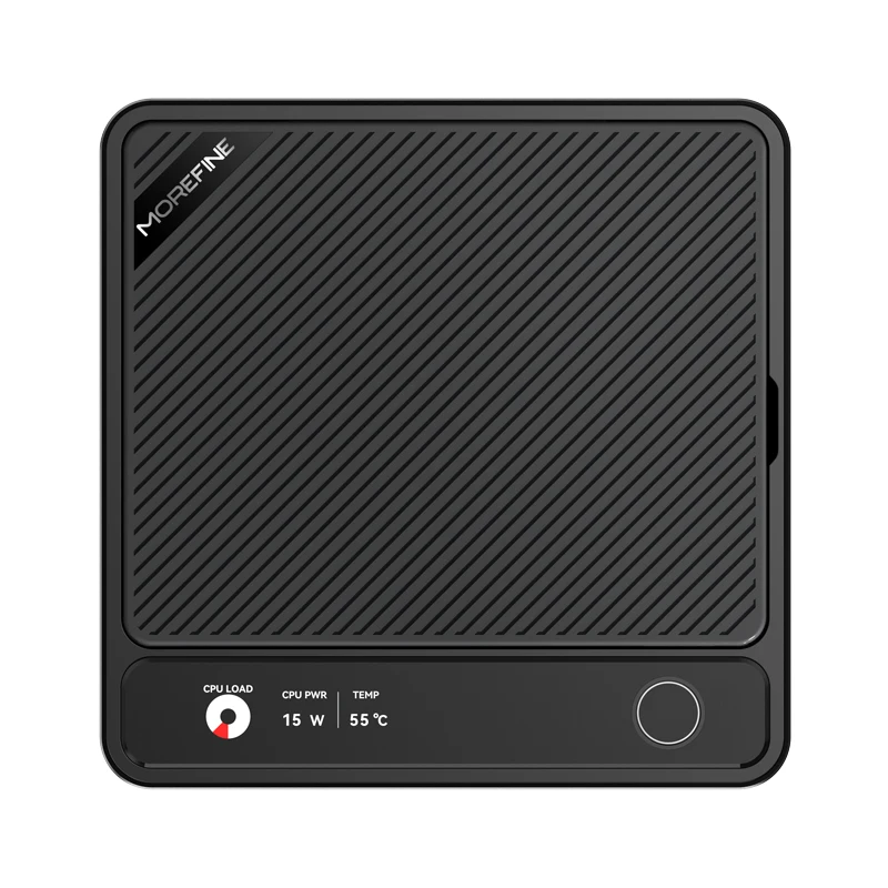 MOREFINE Mini PC S800 Intel Core Ultra 9 185H Ultra 7 155H Fai da te Computer da gioco Computer desktop per ufficio/casa Windows11PRO HTPC