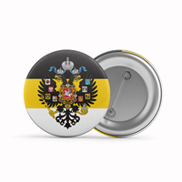 Russian Imperial Empire Brooch Badge Support Custom Photo Cartoon Designed Metal Pin Clothes Backpack Decor Souvenir HZ-141