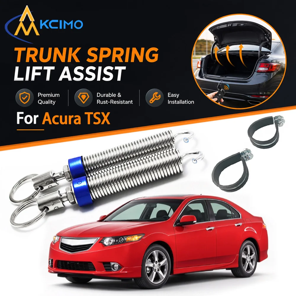 Kcimo Car Boot Trunk Automatic Opening Spring Kit Adjustable Tension Lifting Device For Acura TSX Rear Trunk Lid Accessory