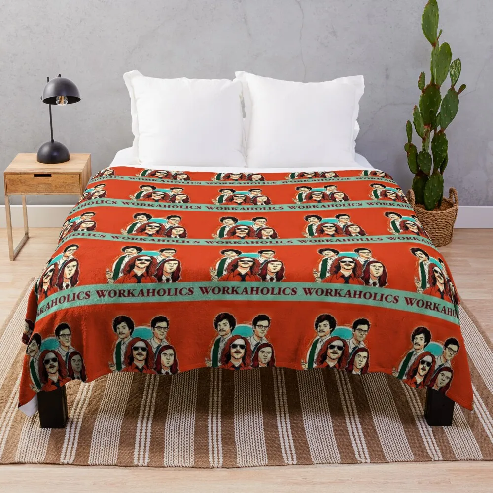 Workaholics, Cherry Orange - TV Show - Gotta Be Fresh Throw Blanket Decorative Sofa For Sofa Thin Soft Blankets