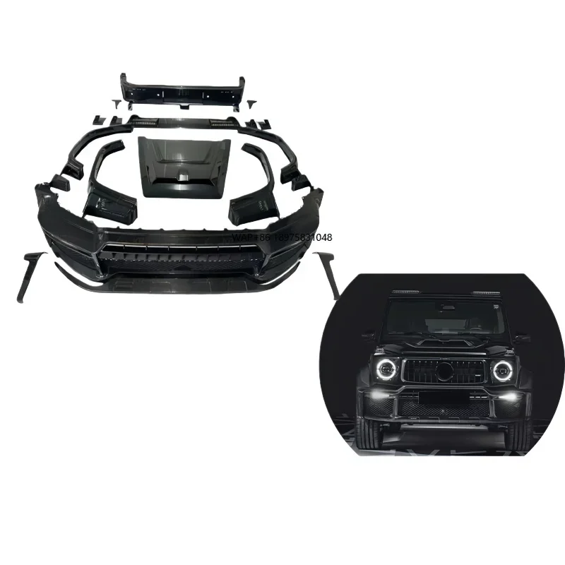 Suitable for the 18-IN G-class W465 Carbon Fiber Front and Rear air Intake Grilles and the Entire Vehicle Body Kit