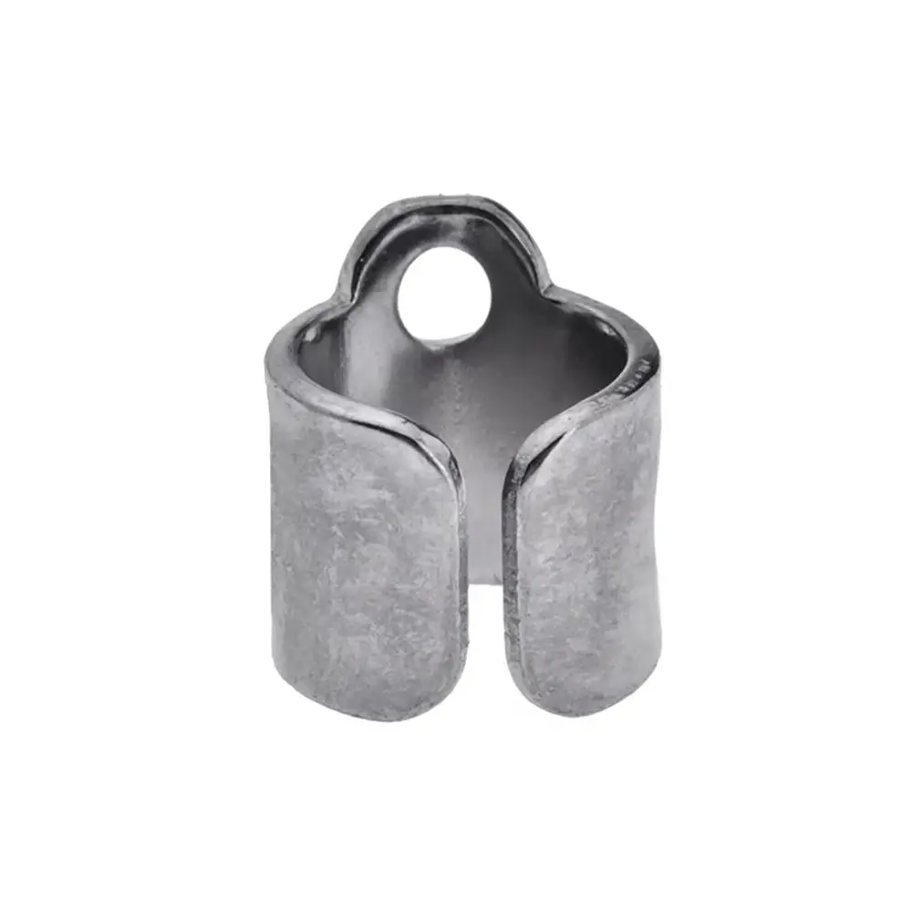 10Pcs Steel Thread Guide Thread Loop Flat Bar Coil with Tail Lockstitch Sewing Machine Parts