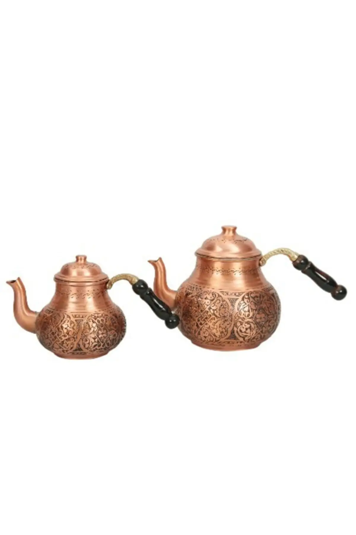 

DOLBOVI pistachio chisel embroidered antique copper teapot Cooper Tea Pots Handmade