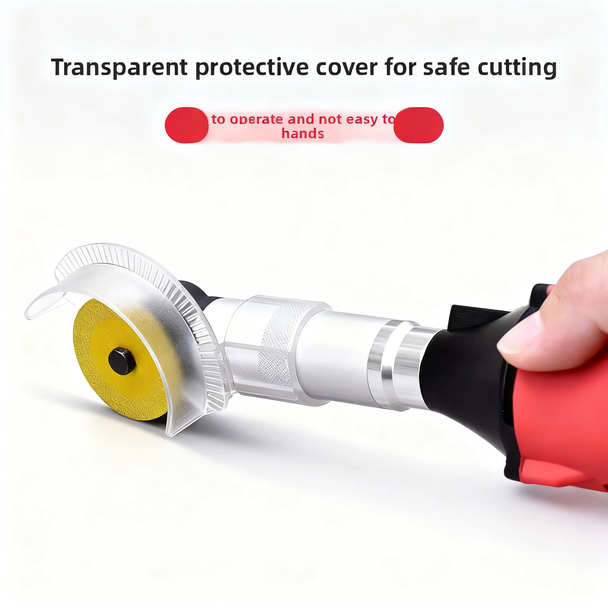 110V 220V Handheld Mini Electric Polishing Machine, 4500RPM with 90 Degree Elbow for Grout Cleaning & Knife Sharpening