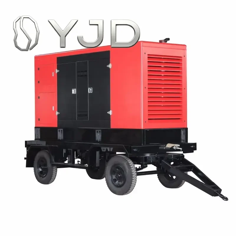 Hot Sale High Quality Engine Portable Power Generator AOSIF Trailer Type Box Trailer 20kva -250kva Soundproof