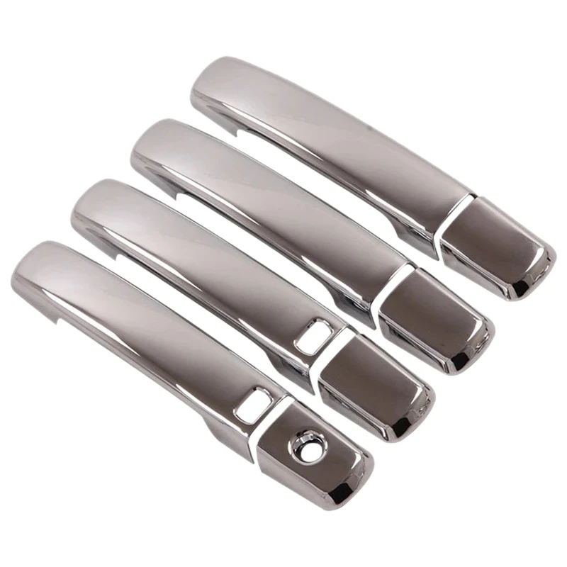 for Nissan Qashqai J10 2007-2013 Chrome Car Door Handle Cover Stickers Car Styling Accessories