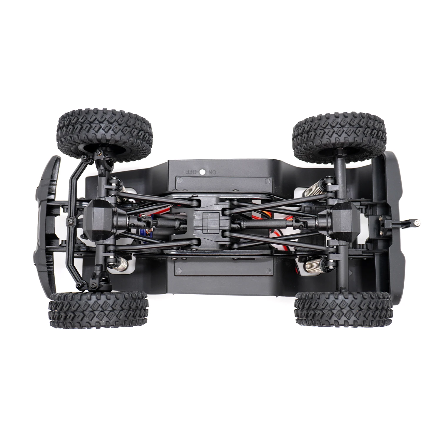 155 millimetri 6.10 pollici 1/18 RC Carrozzeria Interasse Telaio Assemblato Telaio Assi Anteriori Posteriori Cambio per AX-8560 TRX4M JJRC RC Crawler