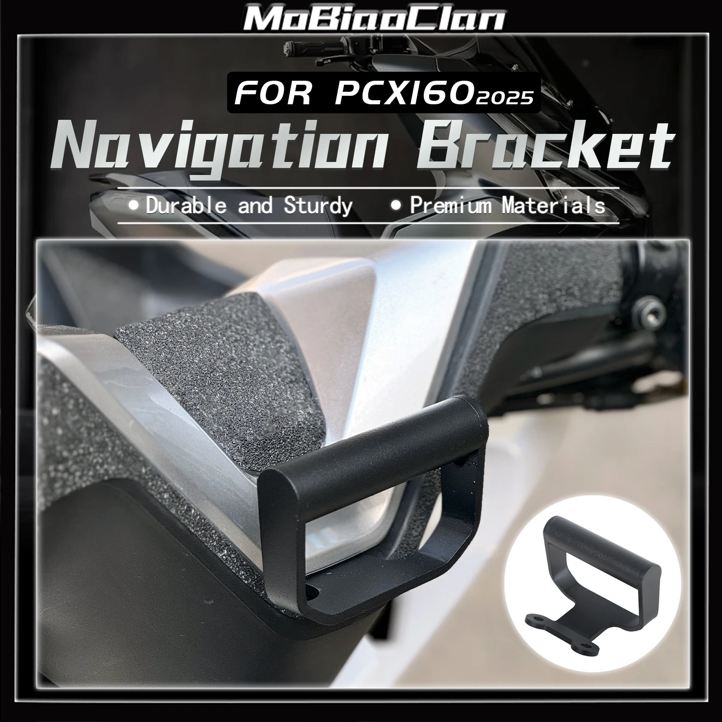 

For Honda PCX160 2025 PCX125 2025 pcx 160 pcx 125 GPS Plate Support Motorcycle Navigation Bracket Stand Phone Holder Mobile ﻿