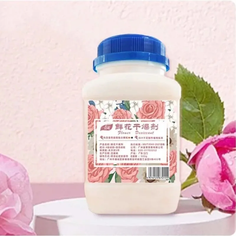 Reusable Flower Desiccant for DIY Dried Flowers Quickly Preserves Blooms Ideal for Craft and Home Decor
