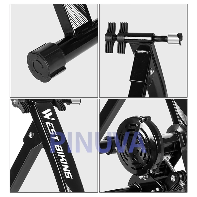 Indoor Cycling Trainer Magnetic Resistance Fitness Equipment Bicycle Rollers Home Exercise MTB Road Bike Training Platform