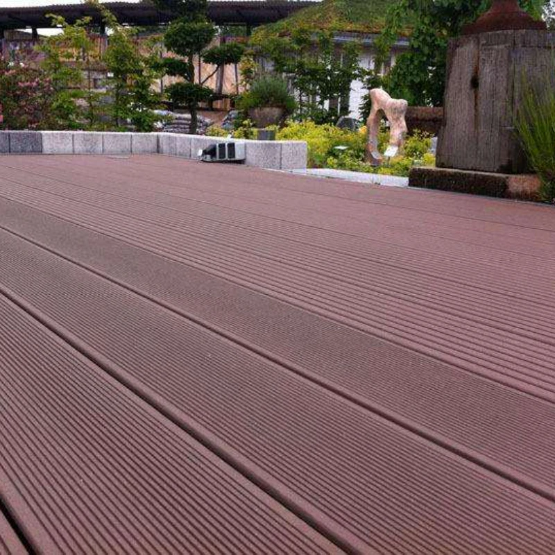 Luxury WPC Decking 3D Wood Grain, Modern Villa & Hotel Use, Fireproof Class B