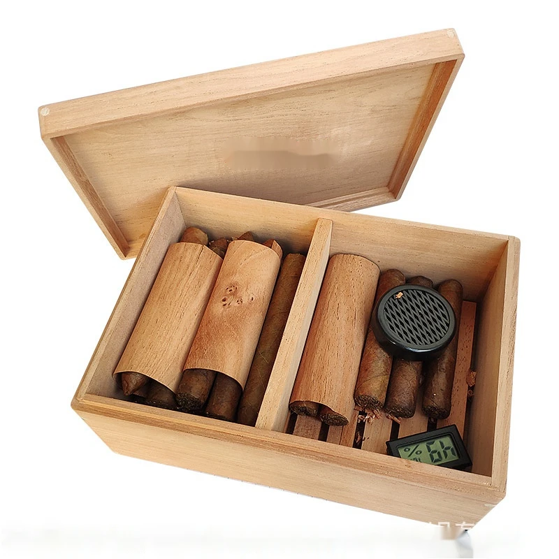 Spanish Cedar Wood Piece, Cigar Alcohol Dehumidification, Insect-Proof Fragrance, Separated Wrapped Sheet, 10Pcs