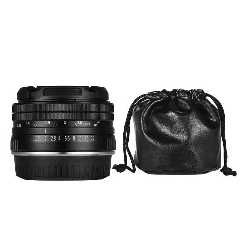 32MM F1.6 Manual fixed focus lens is suitable for Fuji micro-single camera X-T X-PRO X-E series portrait landscape