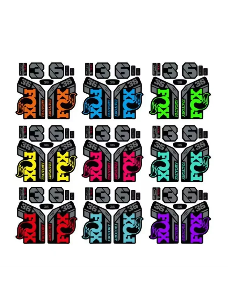 AliExpress NONE Bicycle Fork Sticker for FOX36 MTB Road Bike Front Fork Sticker Cycling Reflective Durable Sticker Bicycle Funny Stickers Decals