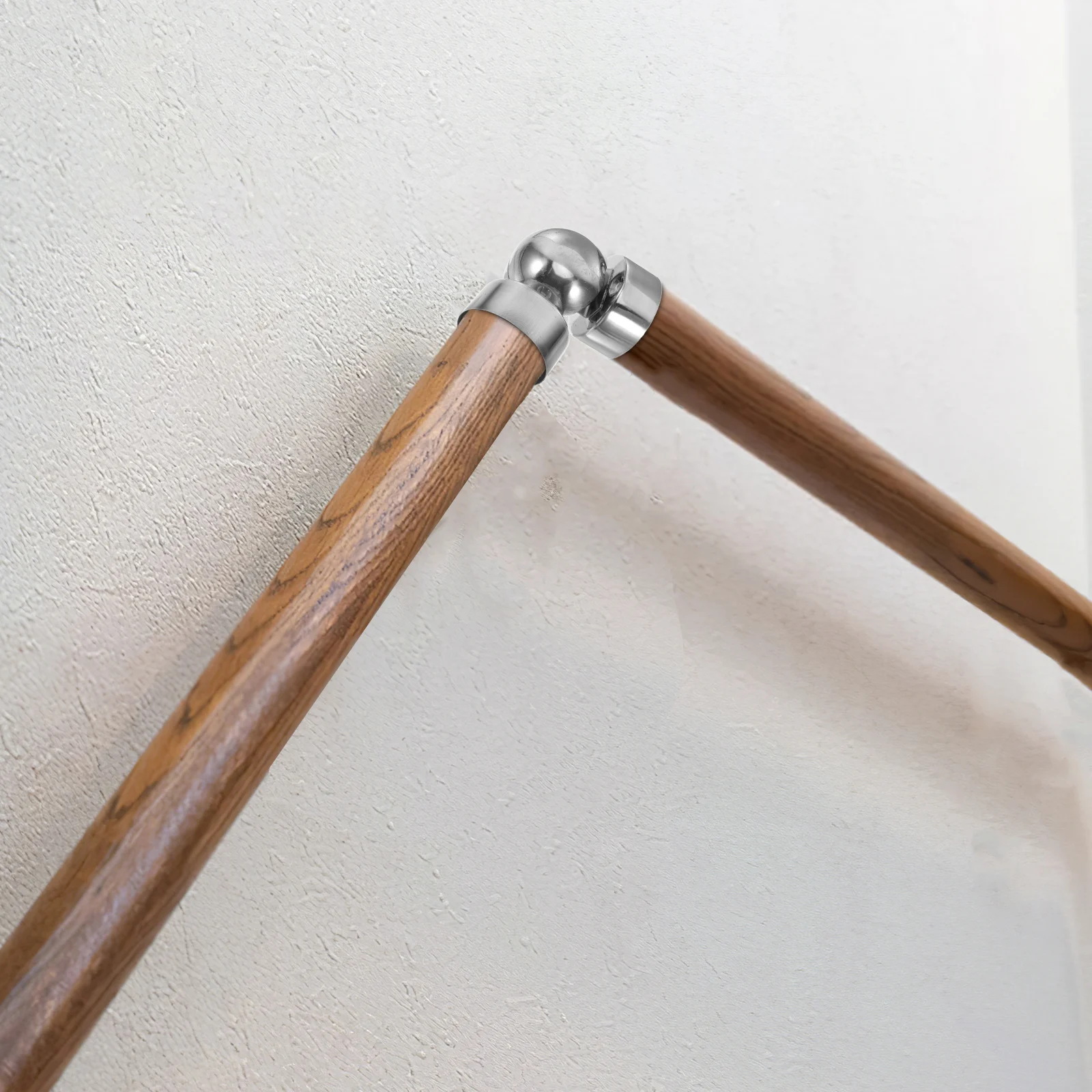 Edelstahl-Treppenhandlaufbeschläge, Endkappen, Rundrohr-Pfostenbasen, einfache Installation, langlebige Metallhandläufe, Kappe für den Außenbereich