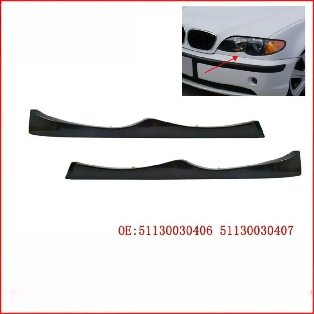 Suitable for BMW 02-05 3 Series E46 four door version front bumper lower trim panel front headlight large light strip