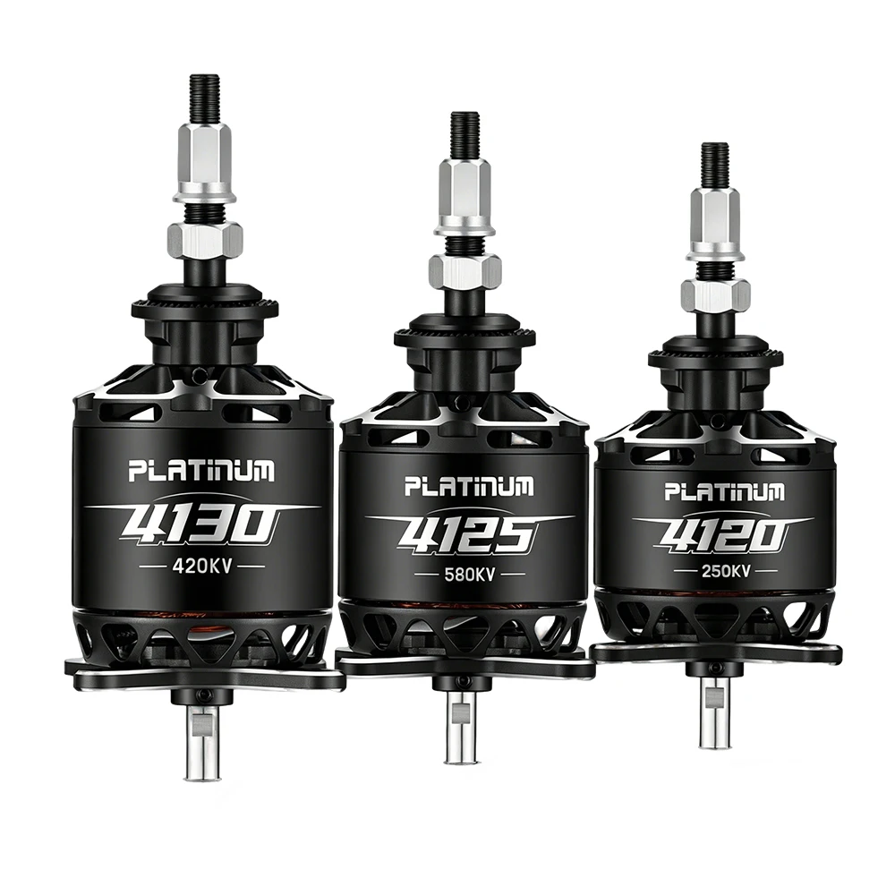 Hobbywing Platinum 4120 4125 4130 6S/12S 6mm Shaft Brushless Motor For RC Fixed-wing