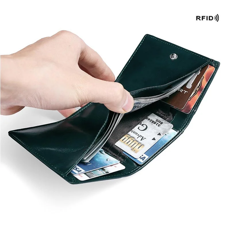 محفظة نسائية من Airtag مزودة بشمع واحد من الجلد الطبيعي Monedero Mujer موديل 2023 محفظة نسائية مع جيب للعملات المعدنية حامل بطاقات هوائي يعمل بنظام تحديد الهوية بموجات الراديو #2