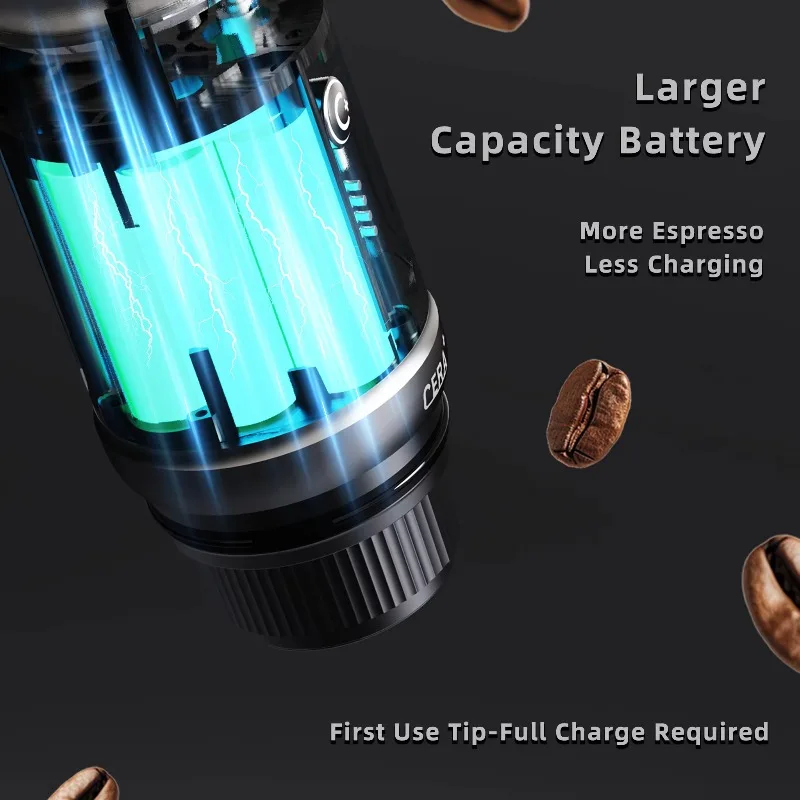 ماكينة صنع القهوة الأوتوماتيكية المحمولة بسعر الجملة من المصنع 30 وات تصميم USB للتسخين السريع للتخييم في الهواء الطلق