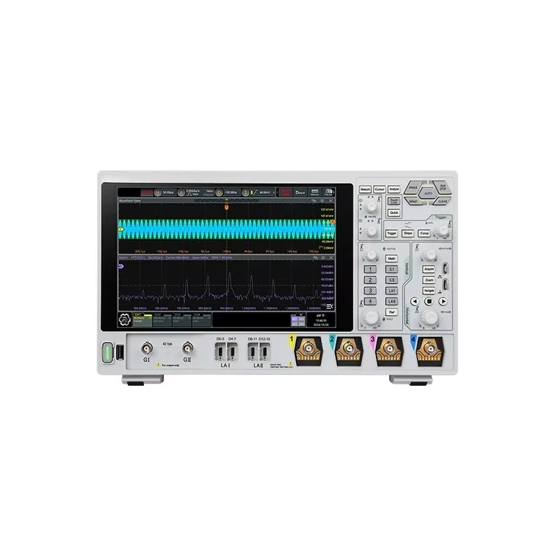 MHO2024/MHO2034 12-Bit High-Resolution Mixed Signal Oscilloscope Recorder 4CH 2GSa/s 500Mpts Protocol Decode