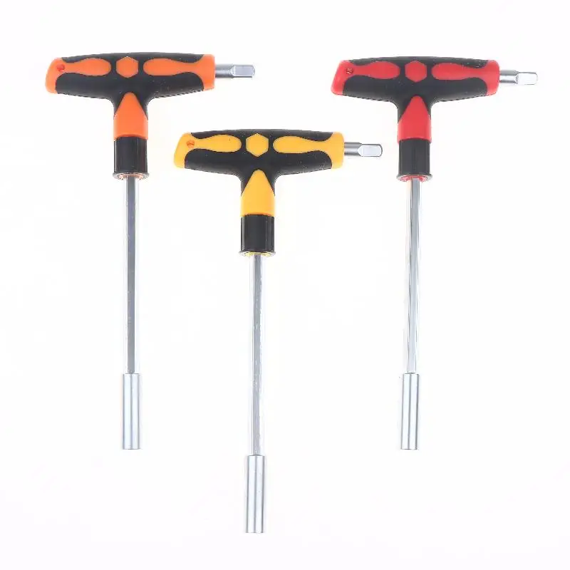 Hot T-shaped Cross Multi Purpose T-shaped Cross Handle Adapter Socket Hexagonal Plum Head Screwdriver Set