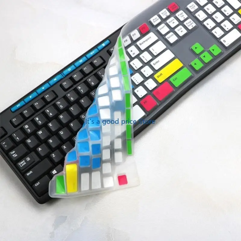 Cubierta teclado silicona para K260 K270 MK295 MK275 Modelos Profesiones derrames Protector para escuela en casa