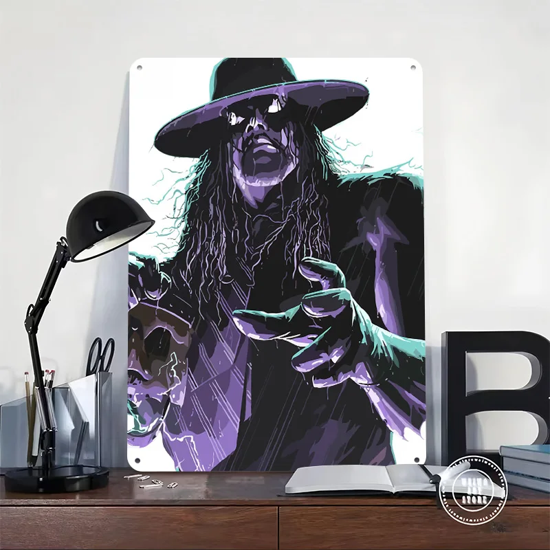 The Undertaker Tin Plaque Poster Customized Retro Wall Art Vintage Metal Signs for Room Custom Sign Decoration Home Decor Items