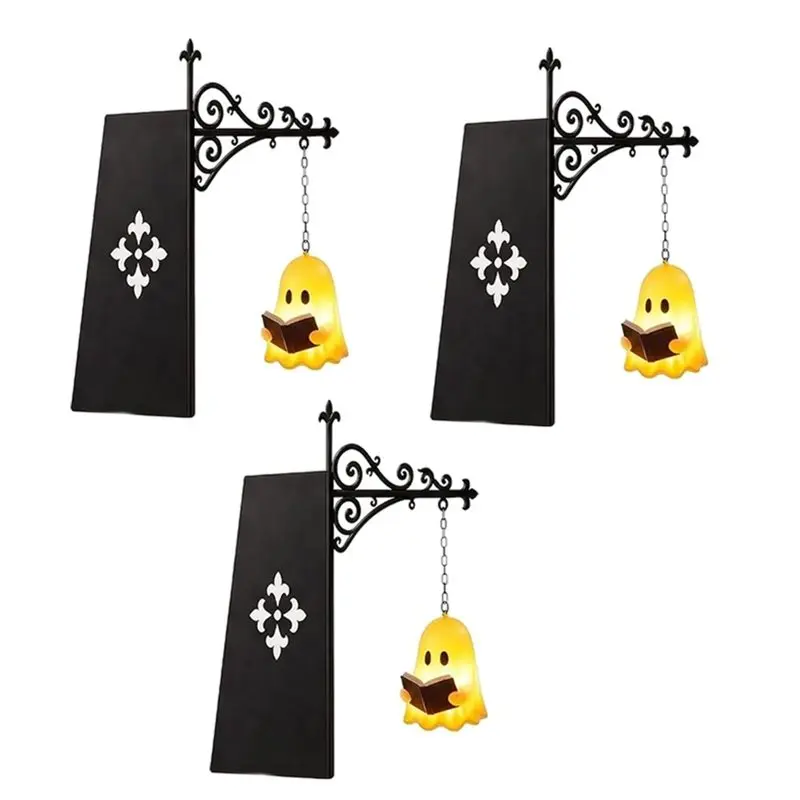 Year-Round Sale Mini Hanging Shelf Lamp For Literary Lovers, Decorative Bookshelf With Warm LED Nightlight, Library Lantern Ligh