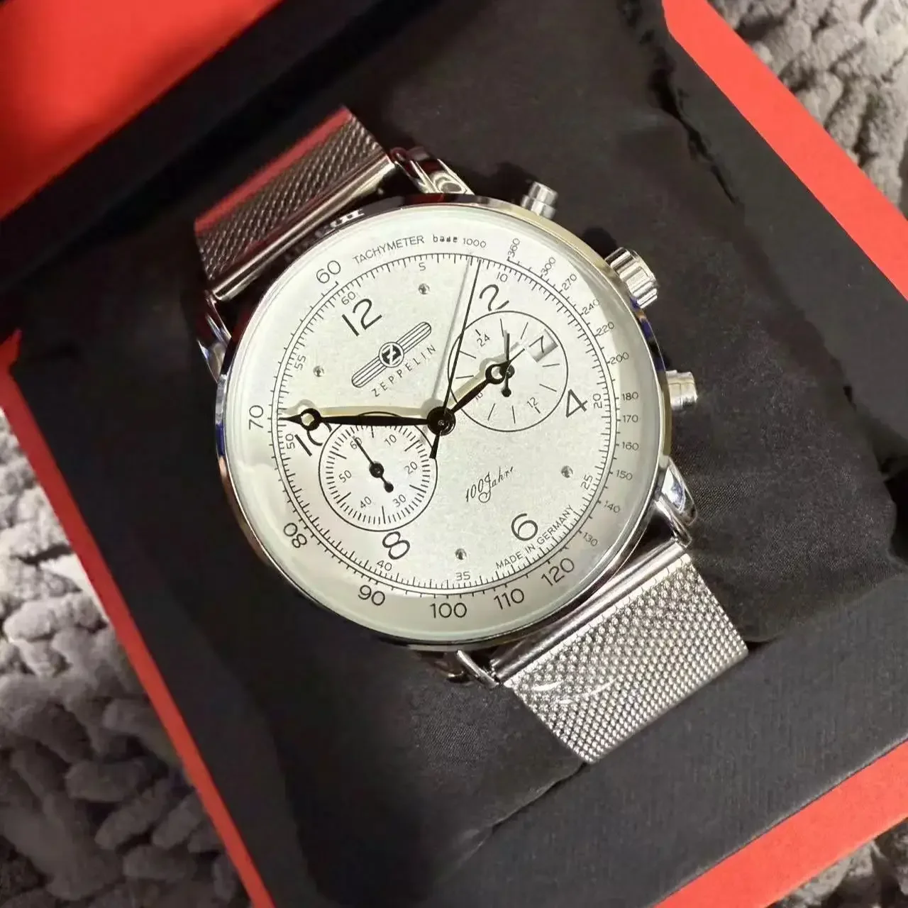 Zeppelin Quartz Classic Luxury Men's Watch Simple Fashion Business Watch Precise Timing