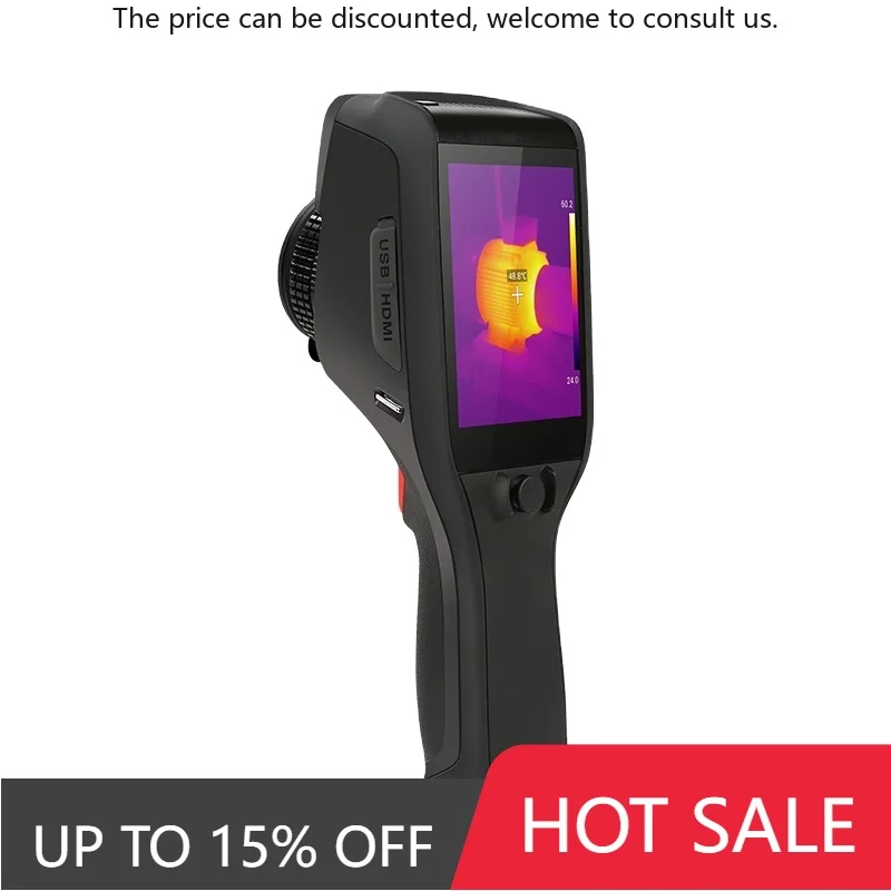

Range: 20~1500 Degrees Celsius. Handheld Intelligent Industrial Grade Infrared Thermal Imager Uti-384M For Power Inspection