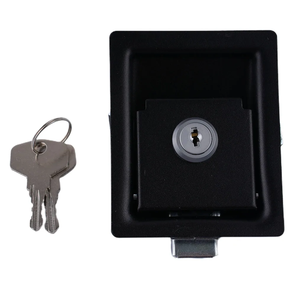 Boat Parts & Accessories Handle Lock Door Latch Carbon Steel+ Zinc Alloy Heavy Duty Replacement Black Car Lock