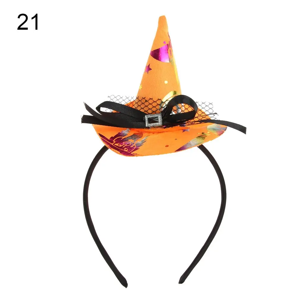 1PCS Costume Cosplay Props Point Cap Festival Skull Headband Party Hairband Halloween Headband Performance Props Decor Headwear