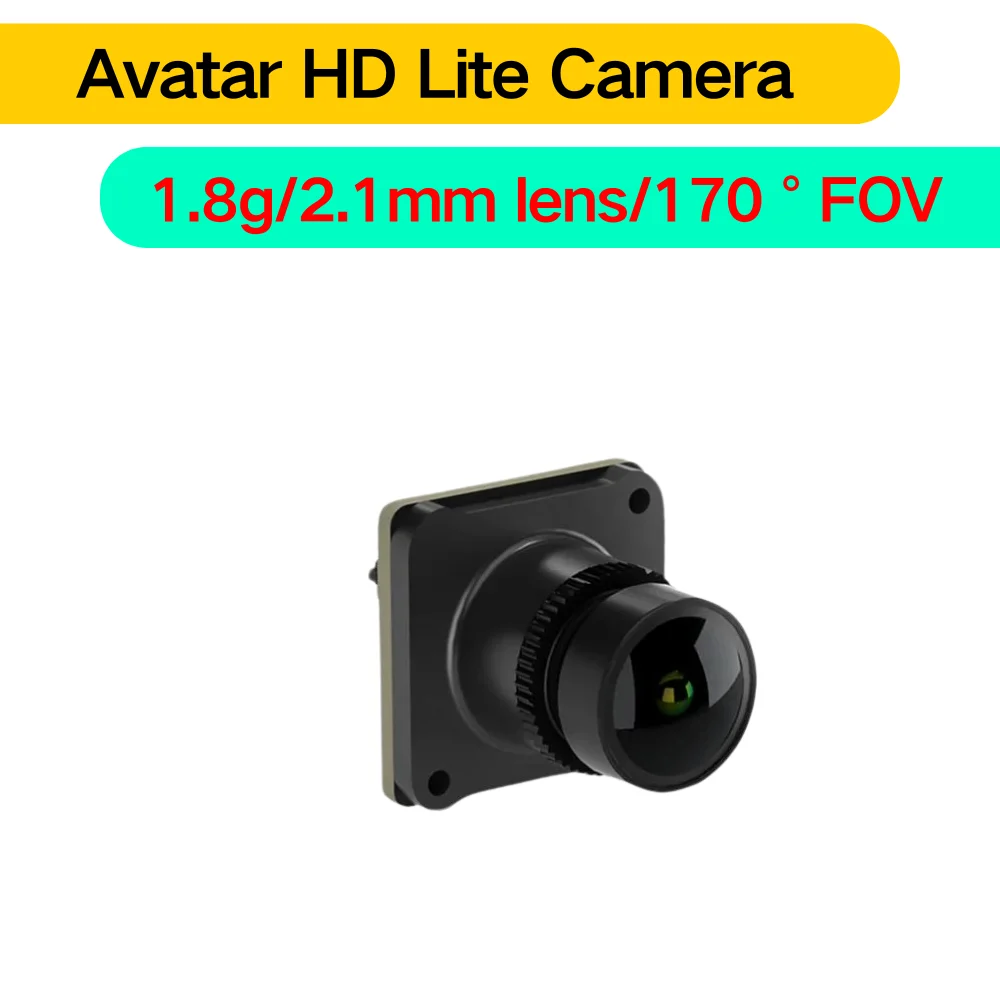 

1,8g Caddx Walksnail Avatar HD Mini 1s Lite камера 2,1 мм объектив 170 ° FOV 14x14 мм для FPV Freestyle Tinywhoop Cinewhoop беспилотники