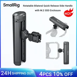 SmallRig Rotatable Bilateral Quick Release Side Handle with M.2 SSD Enclosure & Wireless Control for HawkLock Mobile Phone -4841